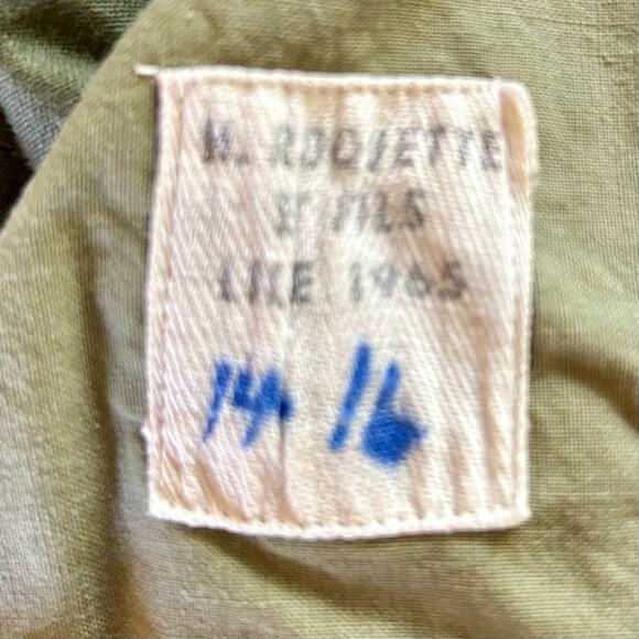 Romi Basha ‘Good Vibes’ Green Military Style utility Jacket m/l - Picture 6 of 6